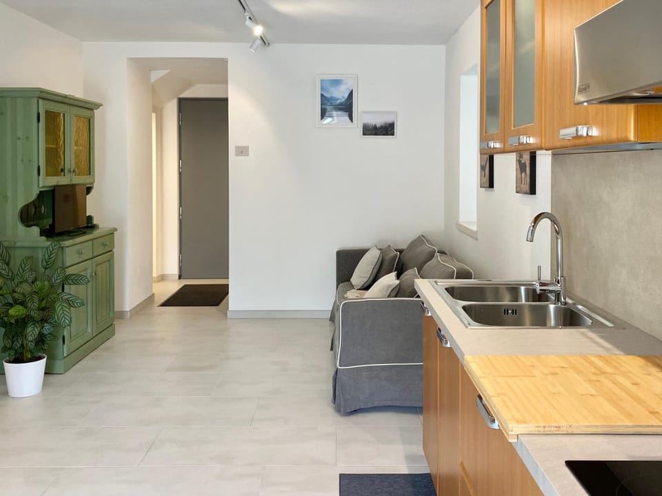 Kitchen or kitchenette, Living room