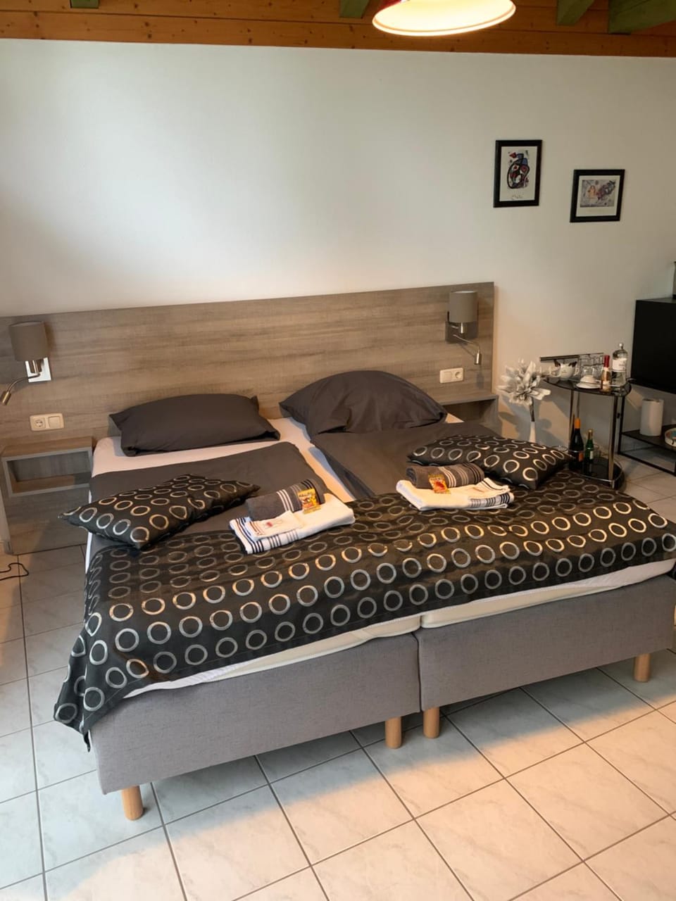 Bed, TV and multimedia, Living room, Photo of the whole room, Bedroom