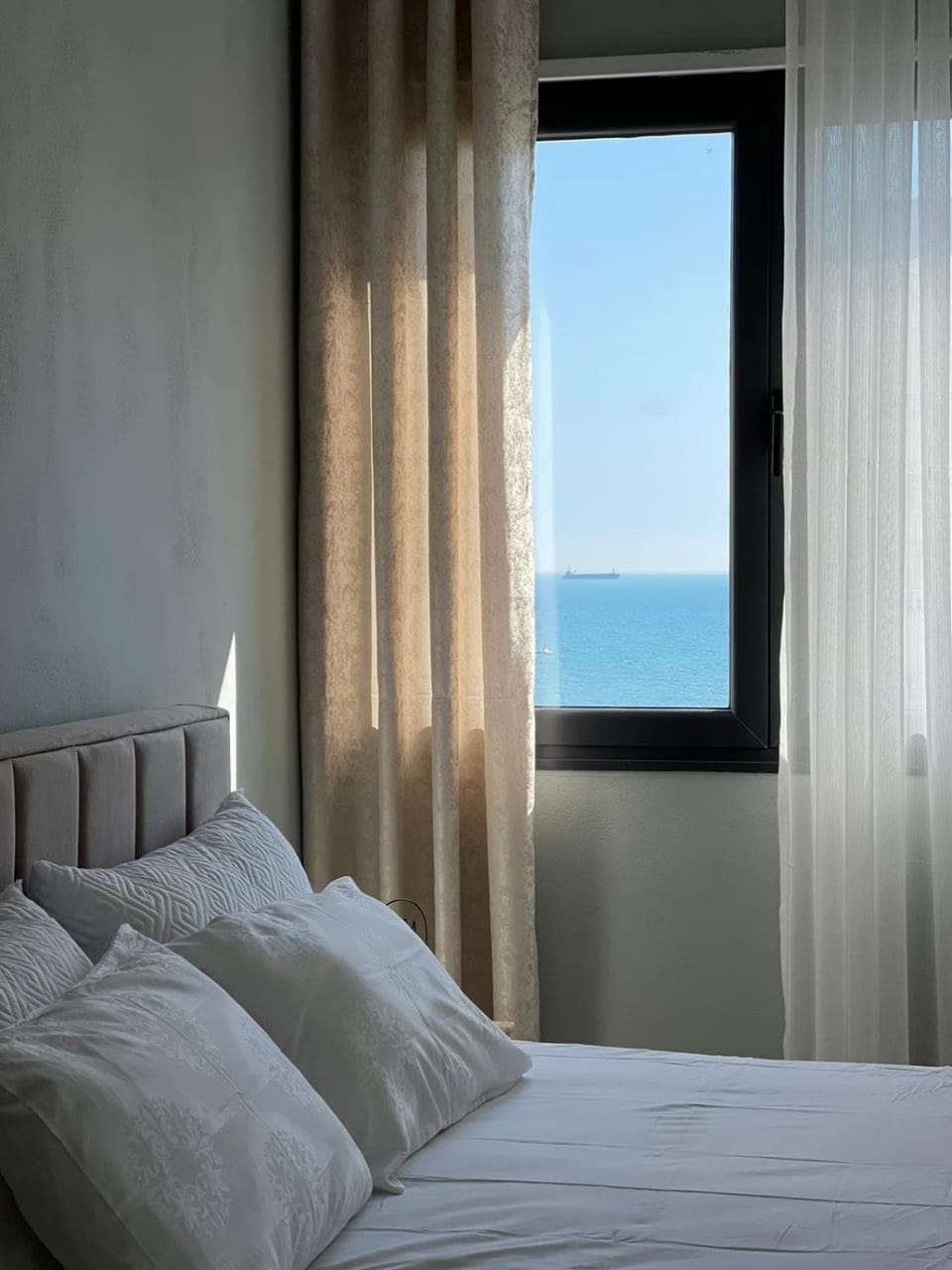 Luxurious accommodation with sea view Apartment in Tirana County, Albania