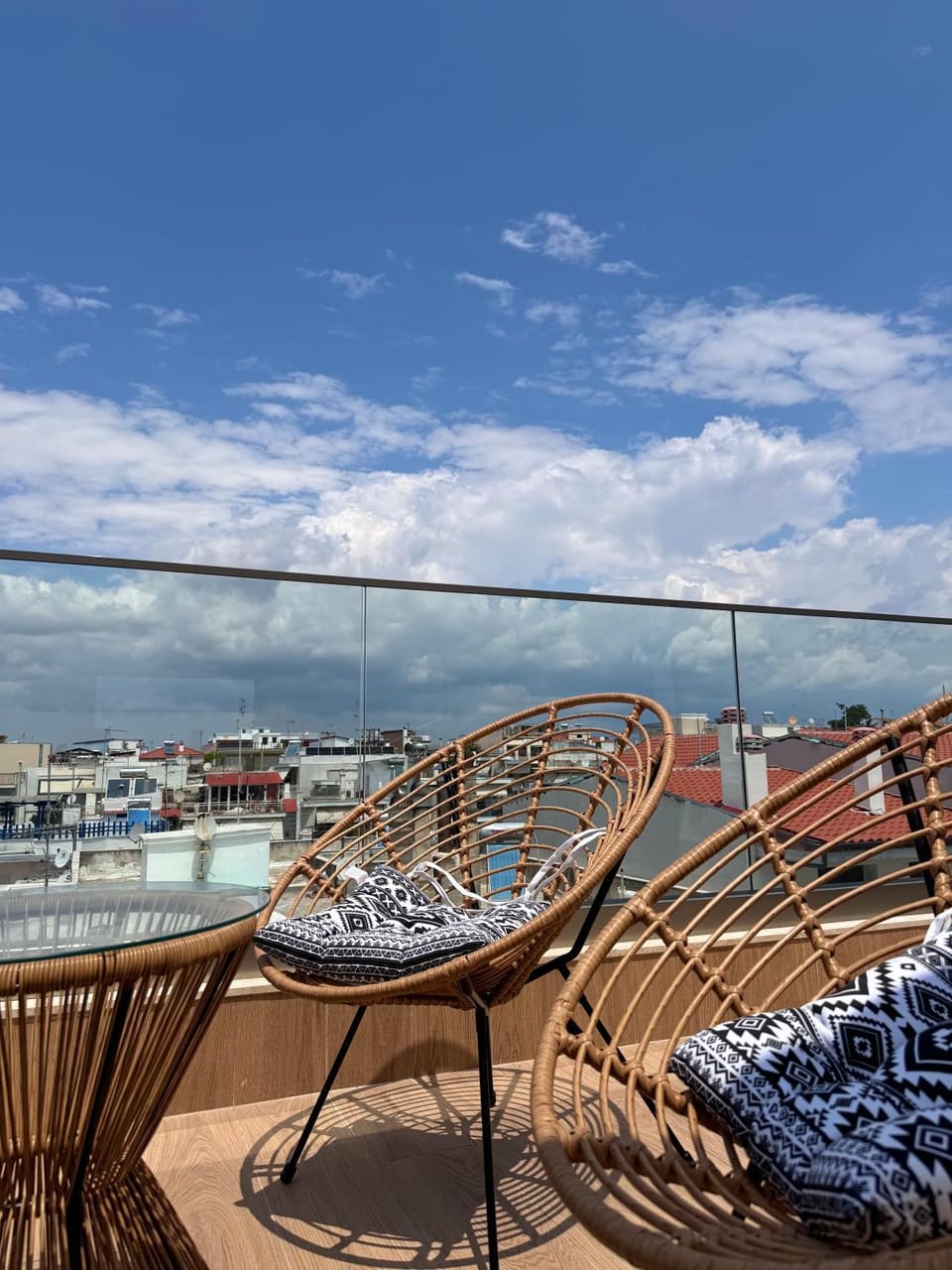 Natural landscape, View (from property/room), Balcony/Terrace, Seating area, Sea view