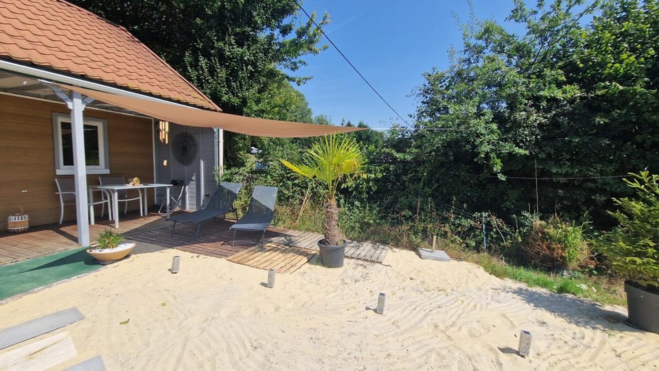 Garden, Garden view, sunbed