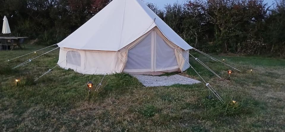 The Makira Bell Tent Experience at Owl Barn Escapes Luxury tent in Wales