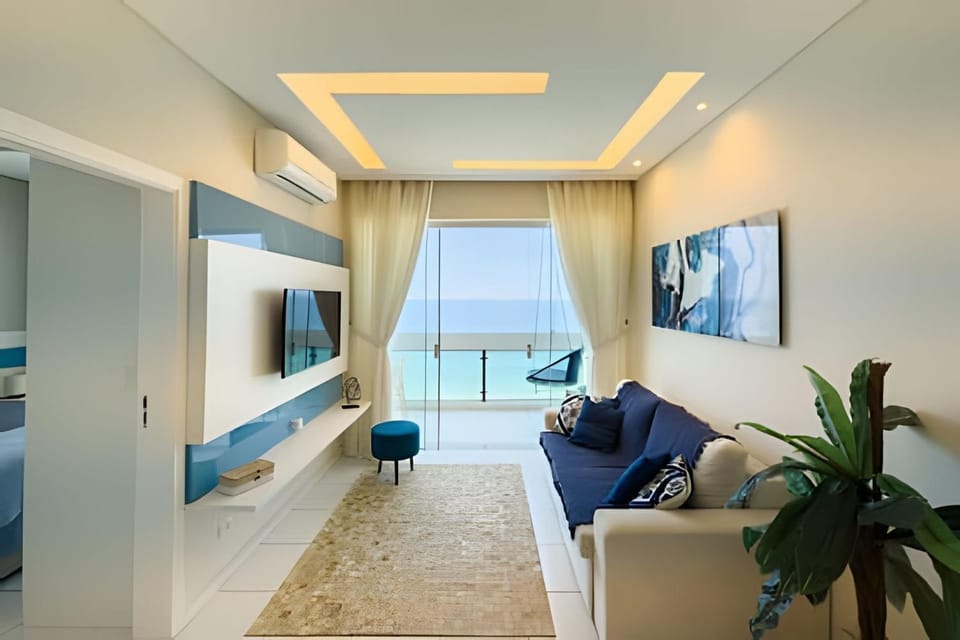 Living room, Dining area, Sea view