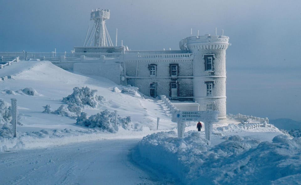 Nearby landmark, Day, Natural landscape, Winter, Landmark view
