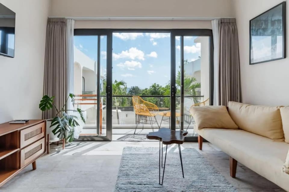 Wooden Charm 1BR Apartment with Pool at Balangan Apartment in Bali