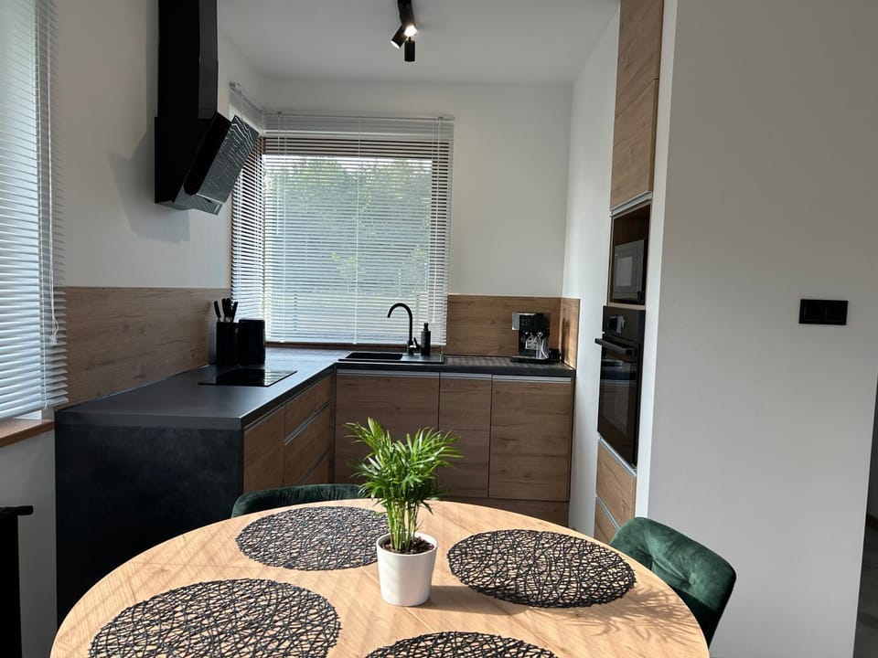 Kitchen or kitchenette, Dining area, stove