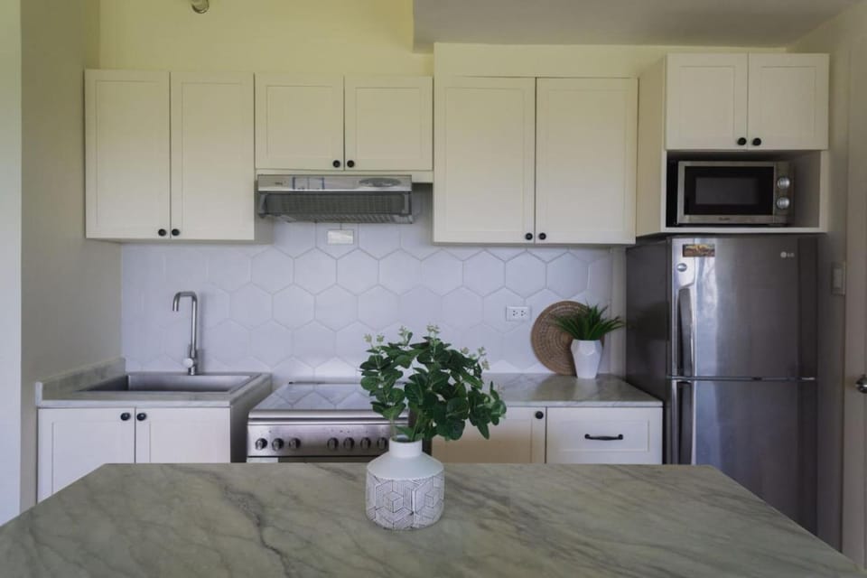 Kitchen or kitchenette, oven, stove