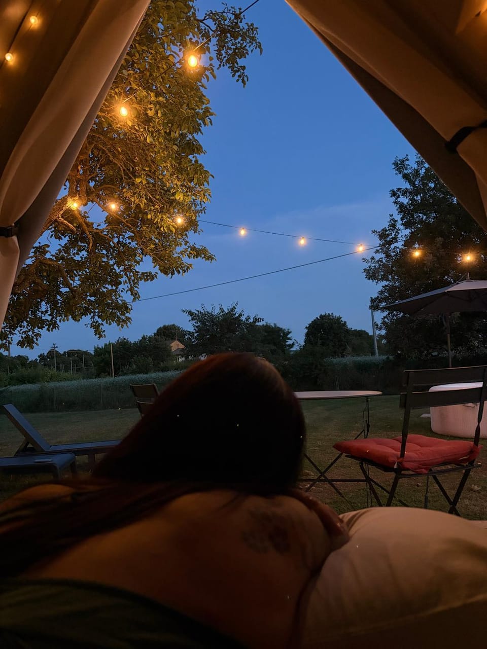 Night, Garden view