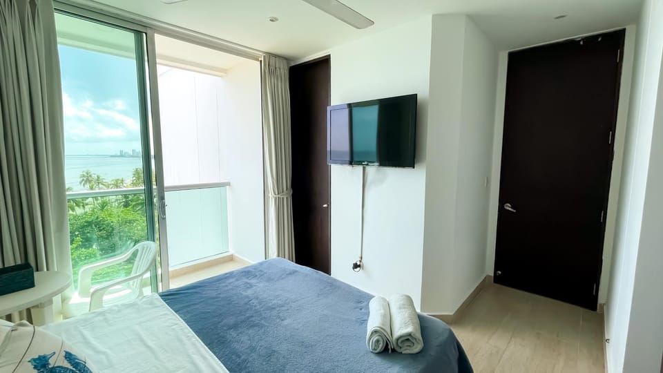 Magico Apartamento Frente al Mar 3 Habitaciones MSC64 Apartment in Sagoc
