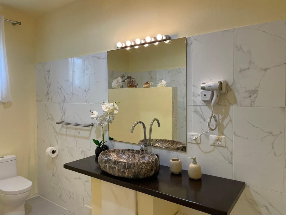 Bathroom, hair dryier
