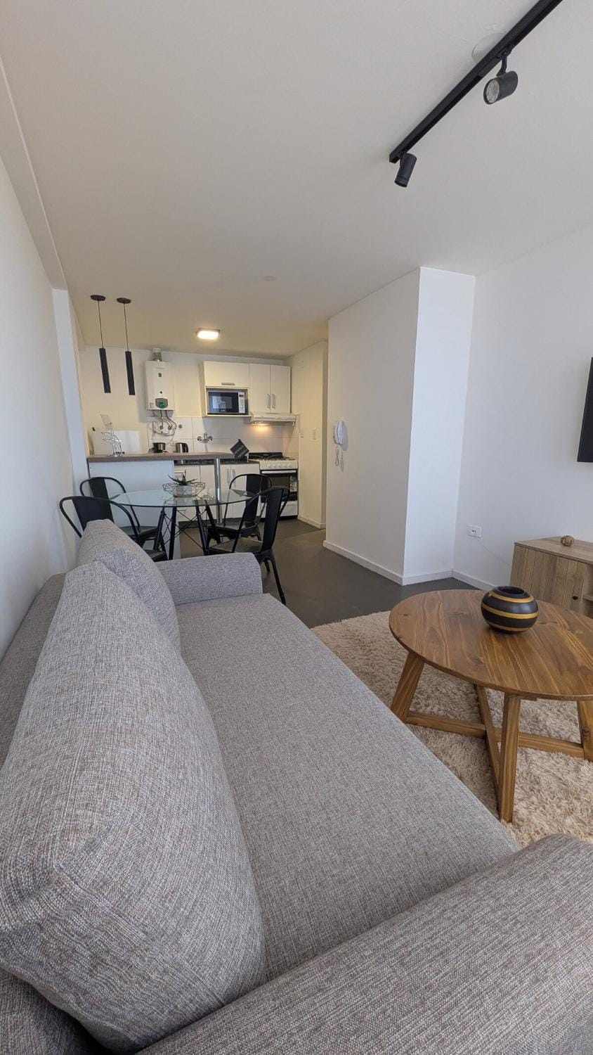 Kitchen or kitchenette, Living room, Dining area