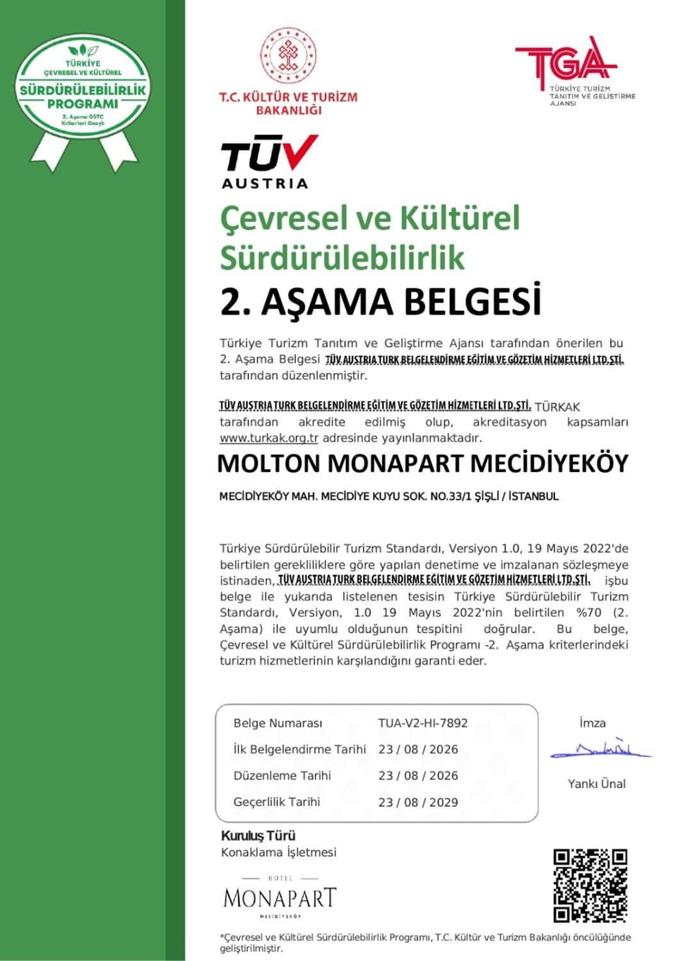 Monapart Hotel Istanbul Mecidiyekoy Hotel in Istanbul