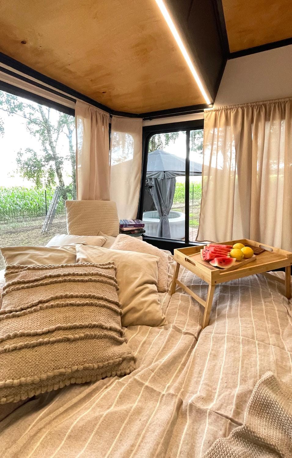 Bed, Photo of the whole room, Seating area, Bedroom