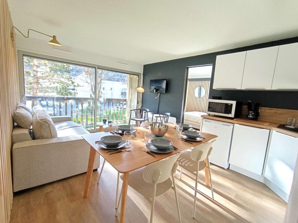 Appartement T3 pour 6 personnes, balcon sud, parking, proche des pistes – Saint-Lary-Soulan - FR-1-457-146 Apartment in Saint-Lary-Soulan
