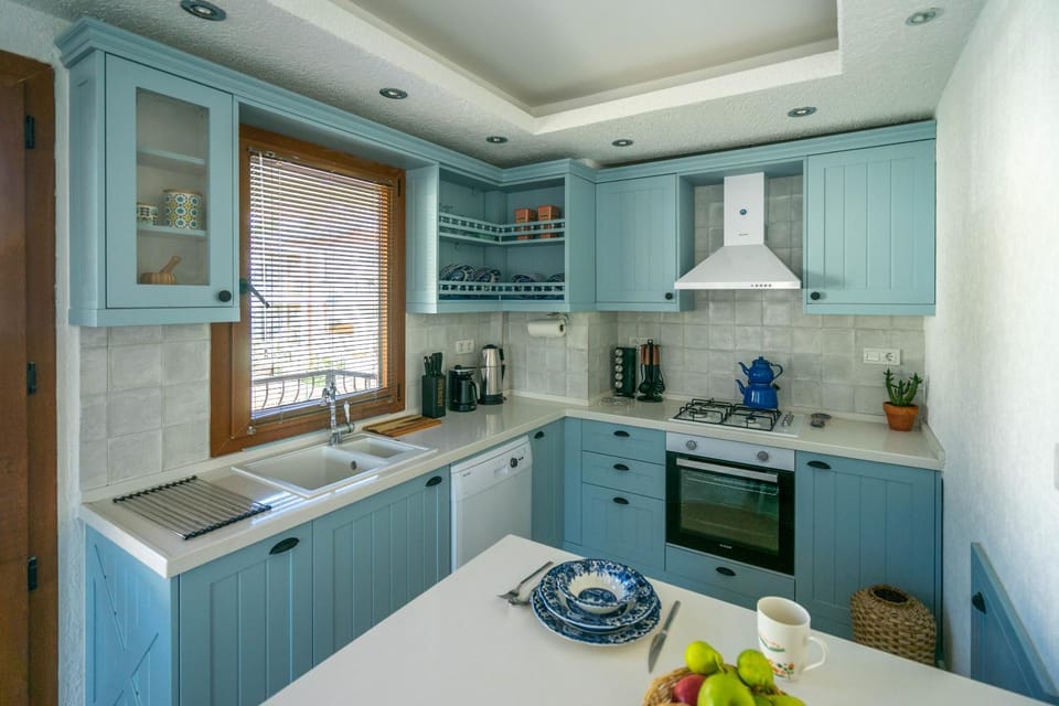 Kitchen or kitchenette, Dining area, dishwasher, stove