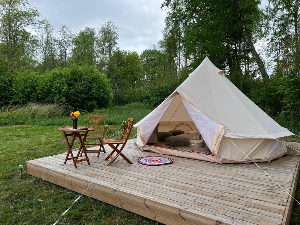 Ilmjärve Glamping Otepää Luxury tent in Estonia