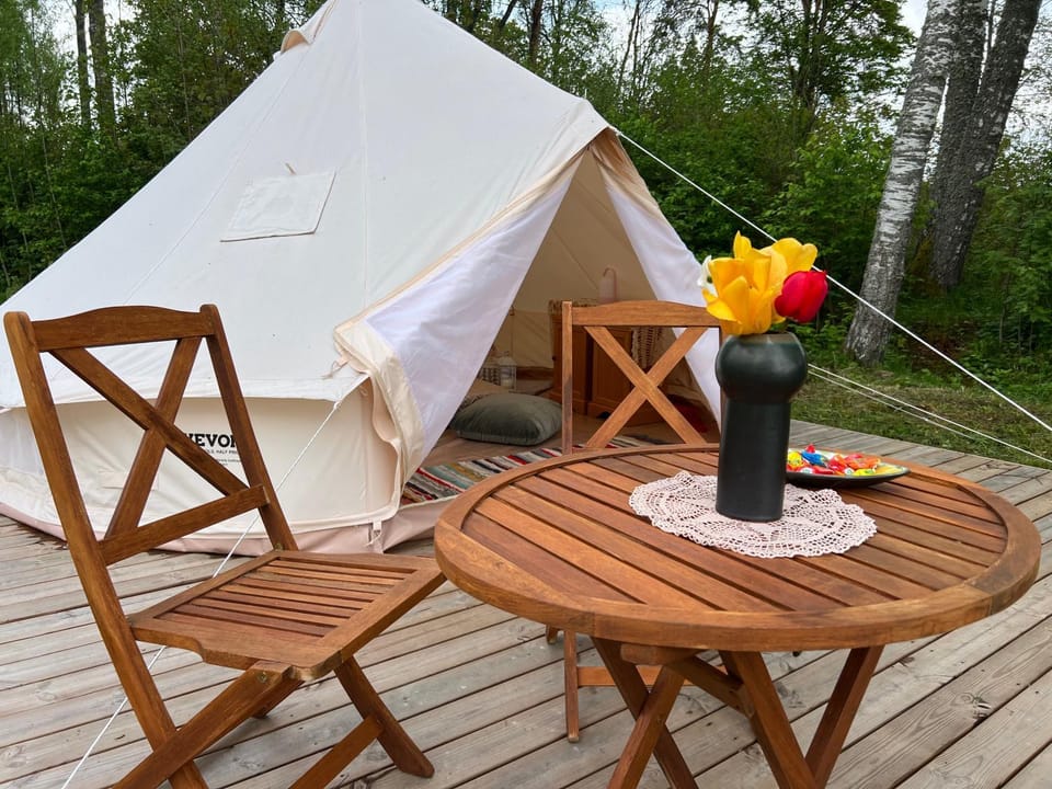 Ilmjärve Glamping Otepää Luxury tent in Estonia
