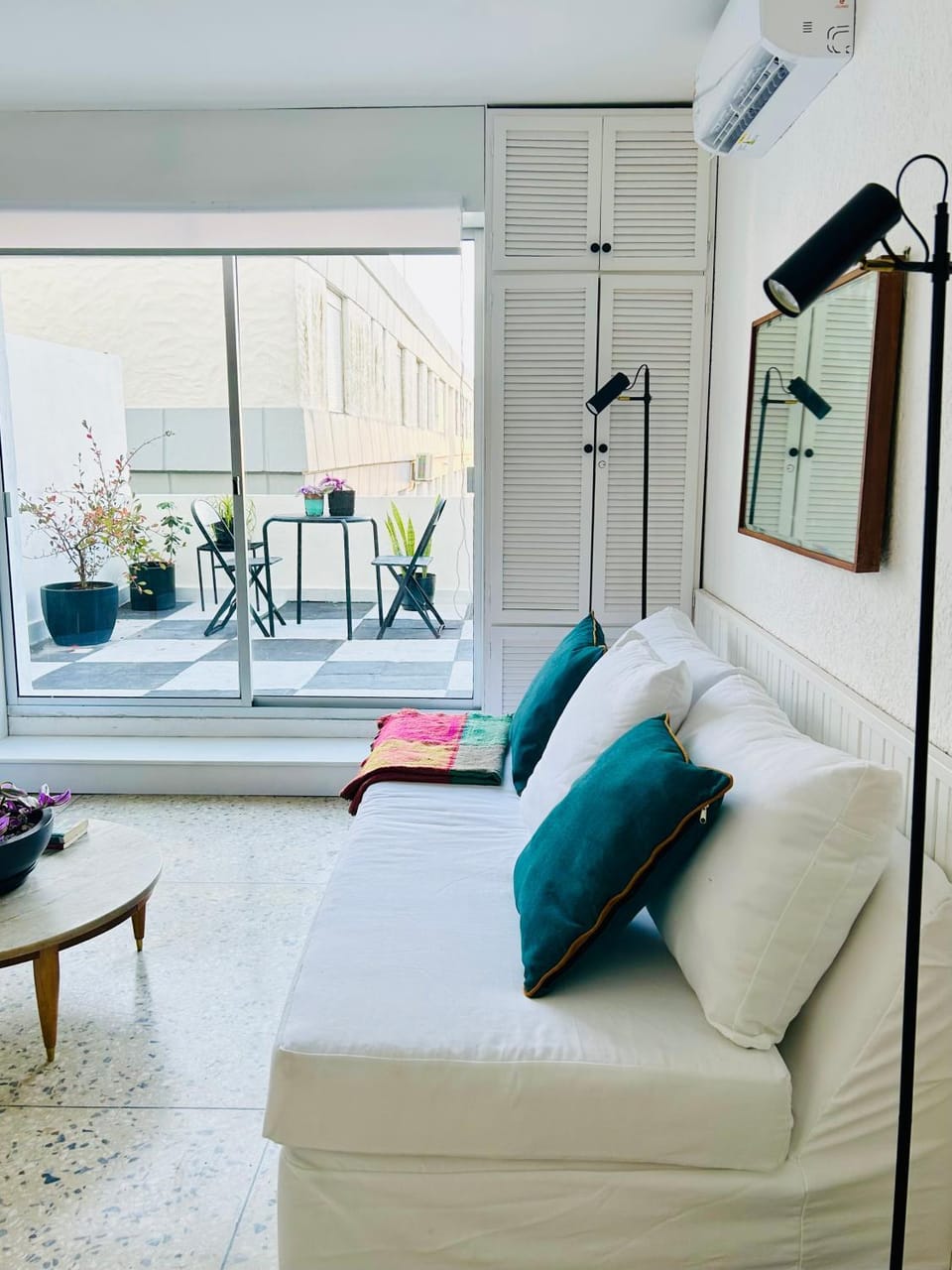Living room, air conditioner