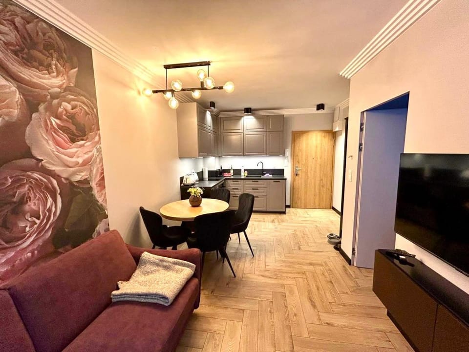 TV and multimedia, Kitchen or kitchenette, Living room, Seating area, Dining area