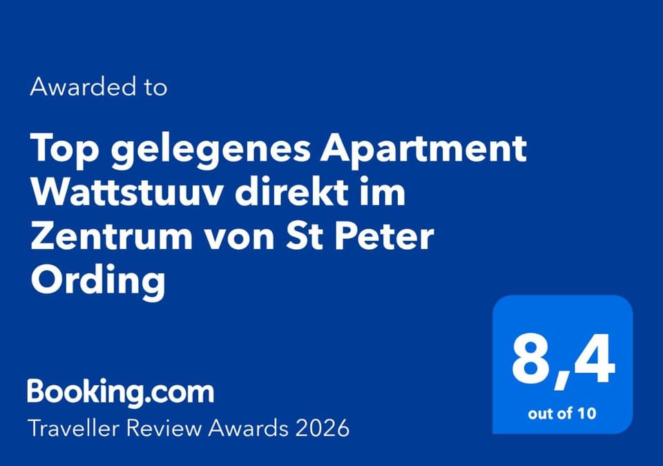 Top gelegenes Apartment Wattstuuv direkt im Zentrum von St Peter Ording Apartment in Sankt Peter-Ording