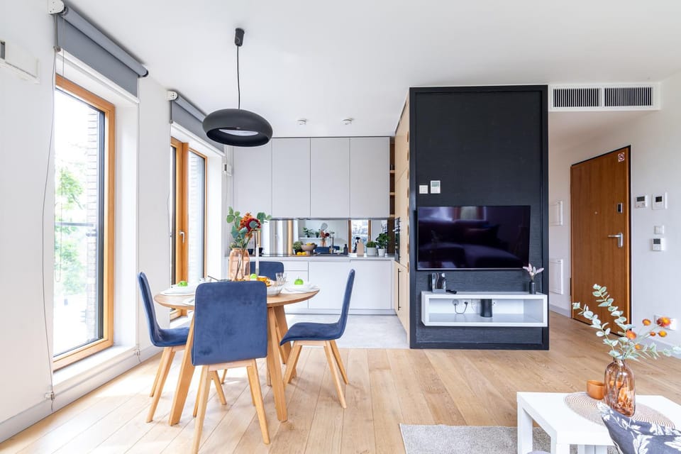 Communal lounge/ TV room, TV and multimedia, Kitchen or kitchenette, Living room, Seating area, Dining area, Evening entertainment, dishwasher, stove, air conditioner