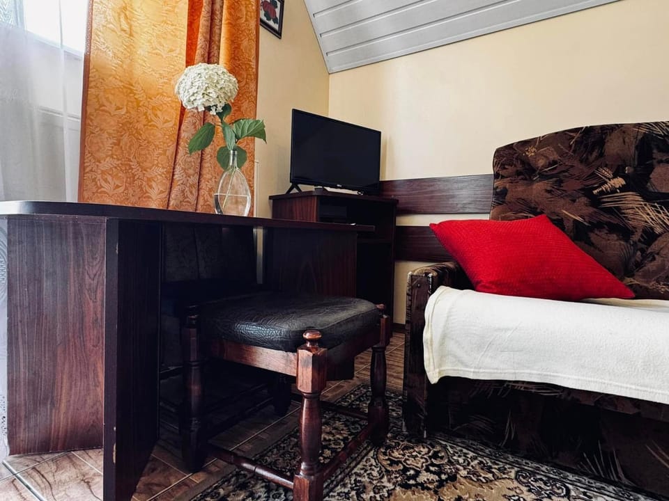 Bed, Living room, Photo of the whole room, Seating area, Bedroom