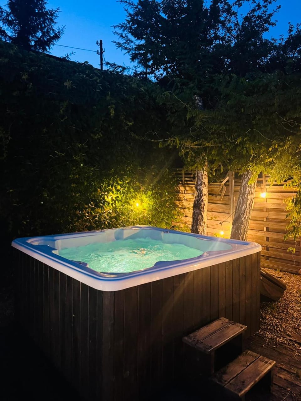 Domek wakacyjny z podgrzewanym basenem i jacuzzi pod gwiazdami, Studnica, Ińsko, "THerapeutica" House in West Pomeranian Voivodeship, Poland