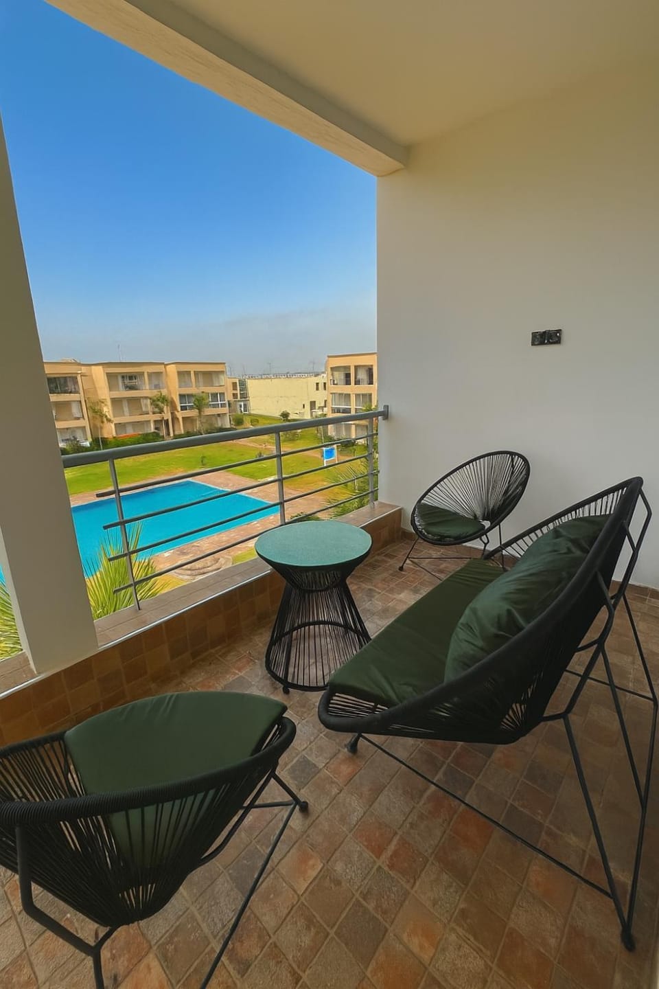 Magnifique appartement 2 chambres vue sur piscine - Sidi Rahal Apartment in Casablanca-Settat