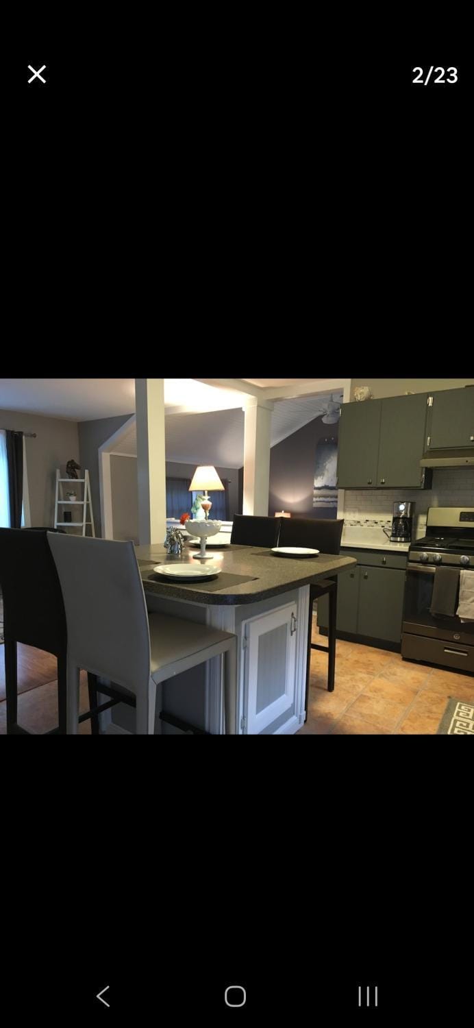 Kitchen or kitchenette, Dining area