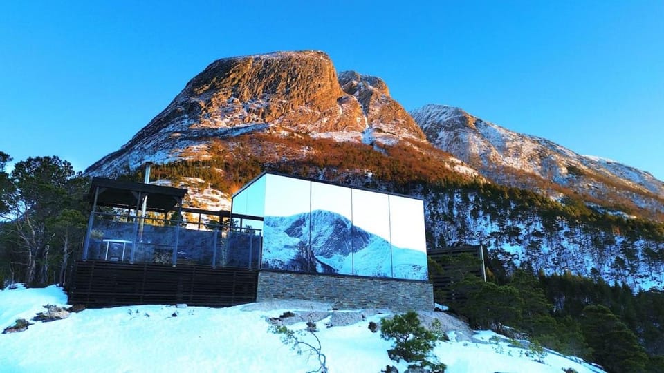 Speilhus med badestamp - en unik naturopplevelse House in Trondelag