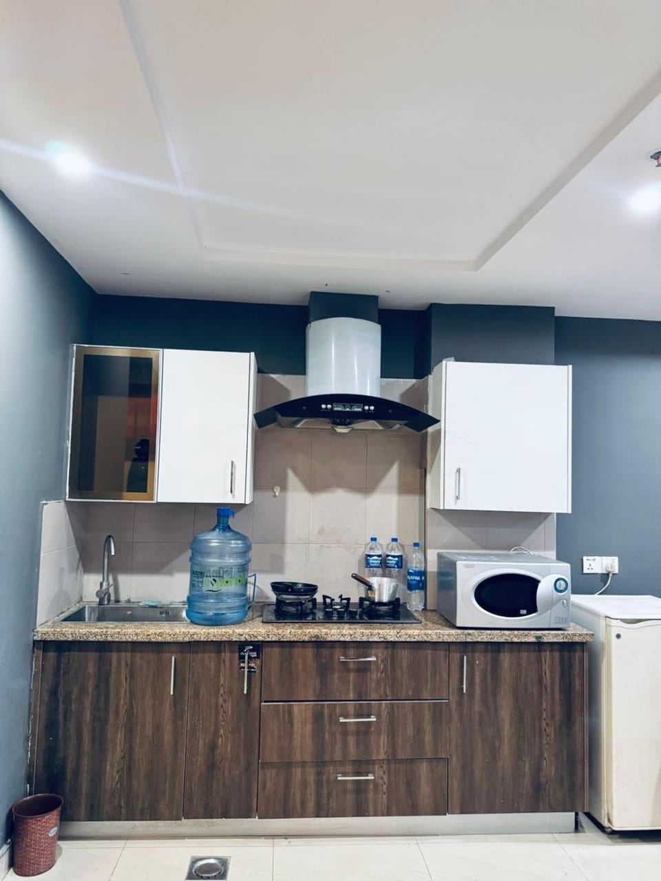 Kitchen or kitchenette, dishwasher, minibar, oven