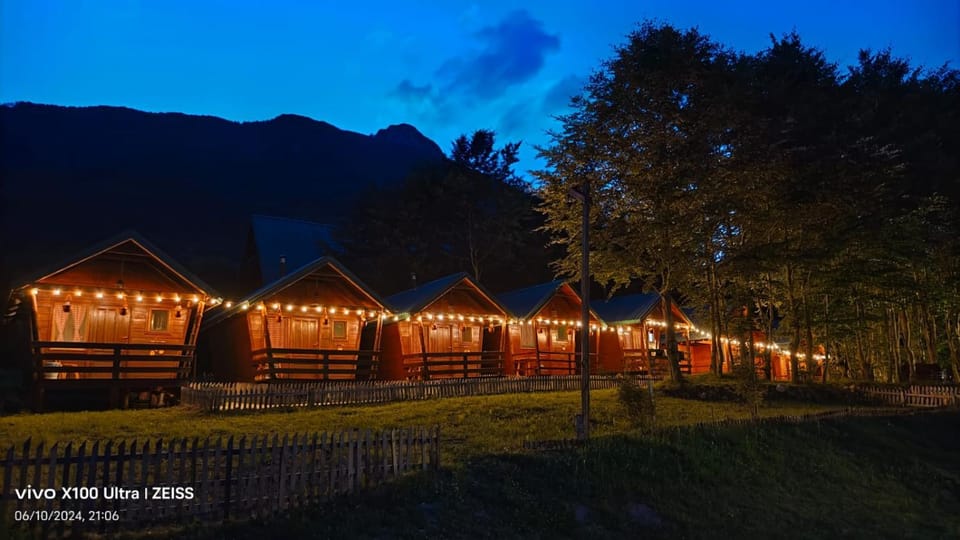 Property building, Night, Natural landscape, Mountain view