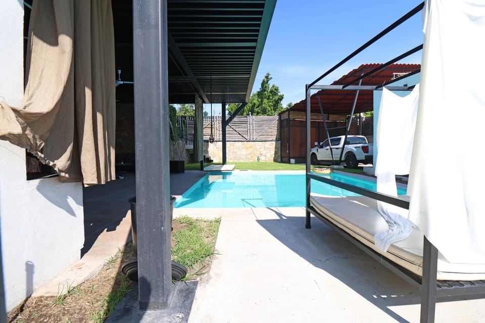 Pool view, Swimming pool, Parking