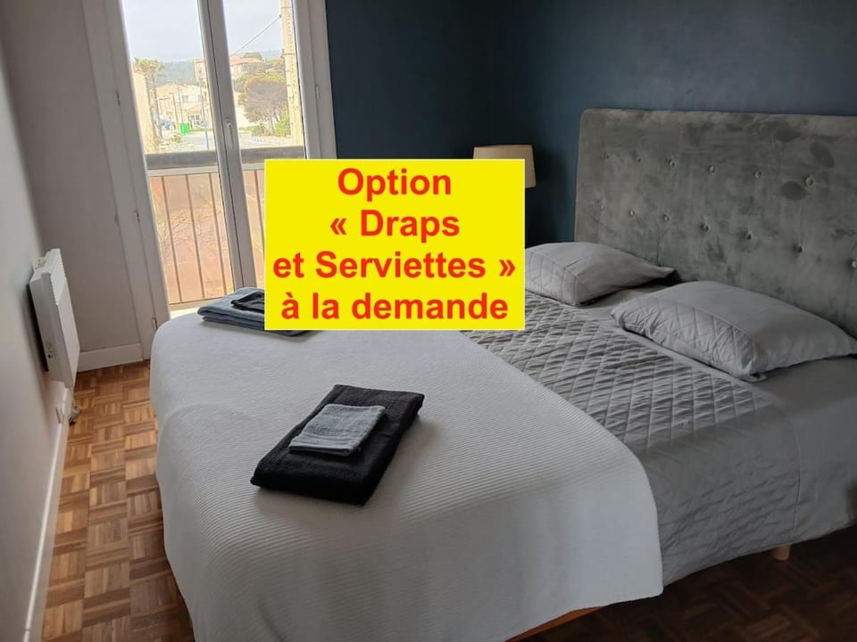 6 Person Beachfront Duplex Wifi Parking Apartment in Fleury