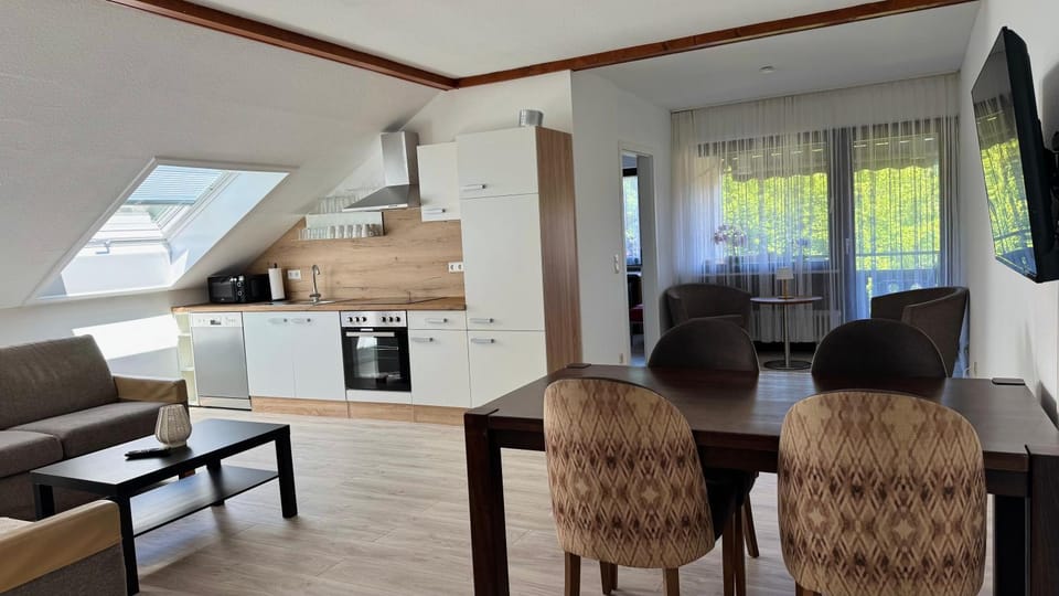 Living room, Seating area, Dining area
