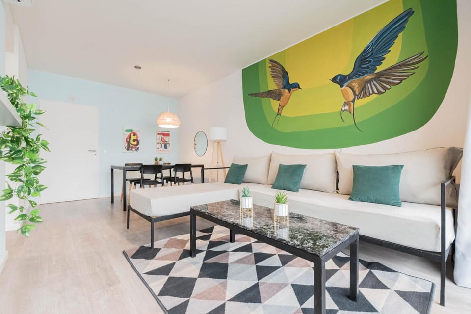 Living room, Seating area, Dining area