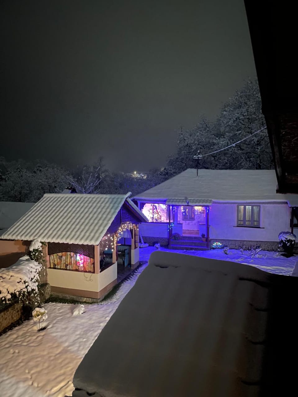 Night, Winter, Inner courtyard view