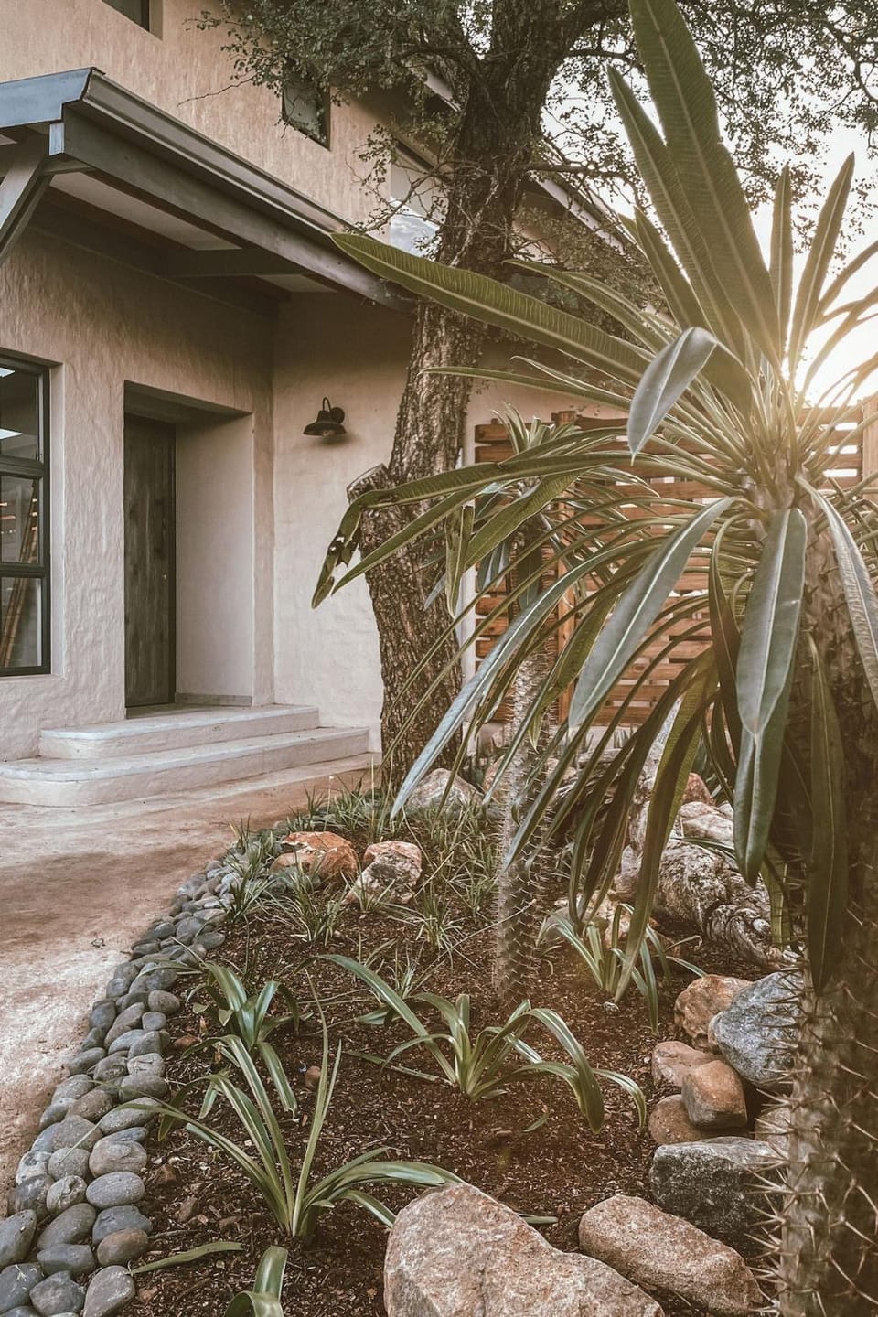 Property building, Garden view