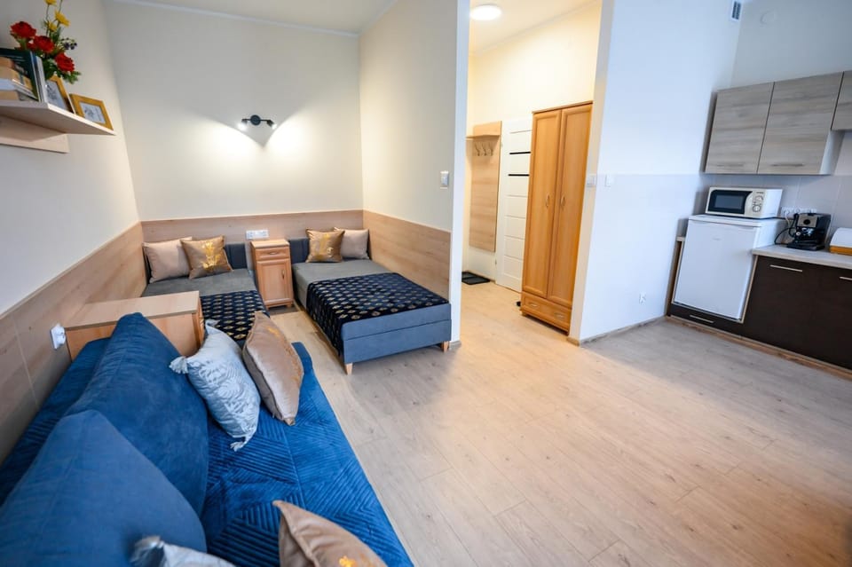 Bed, TV and multimedia, Kitchen or kitchenette, Living room, Photo of the whole room, Seating area, Dining area, Bedroom, minibar, oven, stove