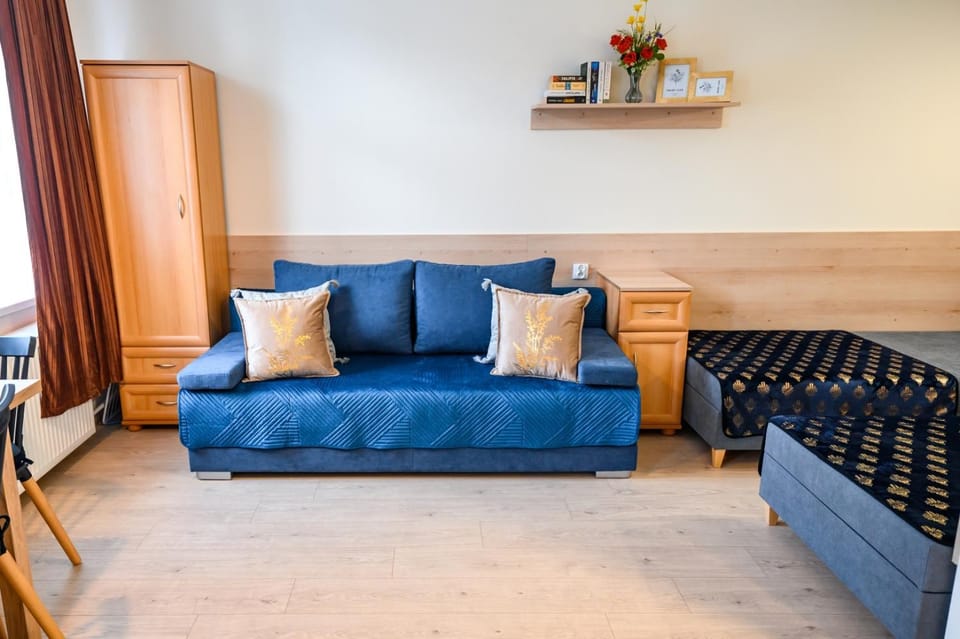 Bed, Living room, Photo of the whole room, Seating area, Bedroom
