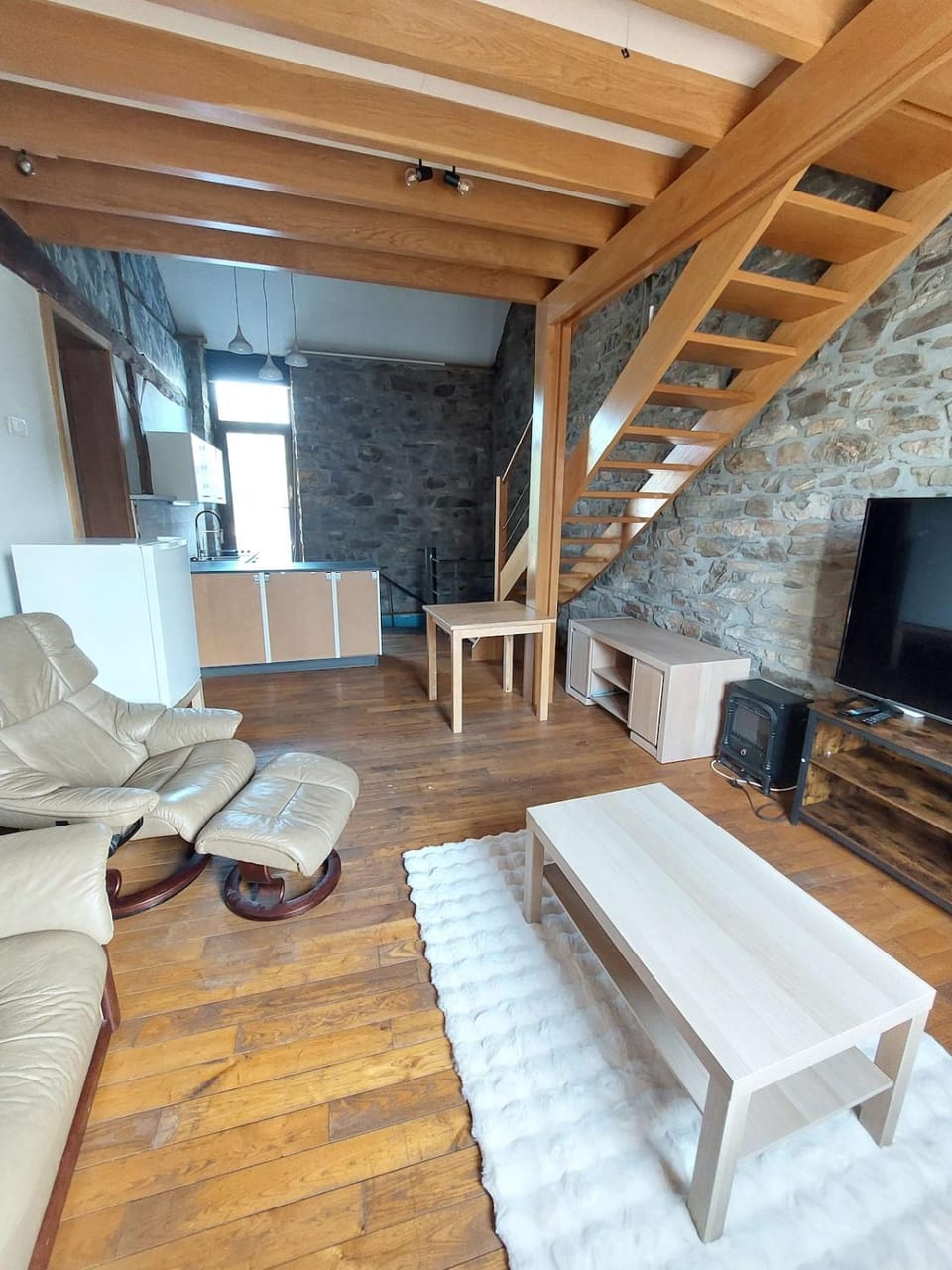 Charming country stone-wood house House in Wallonia, Belgium