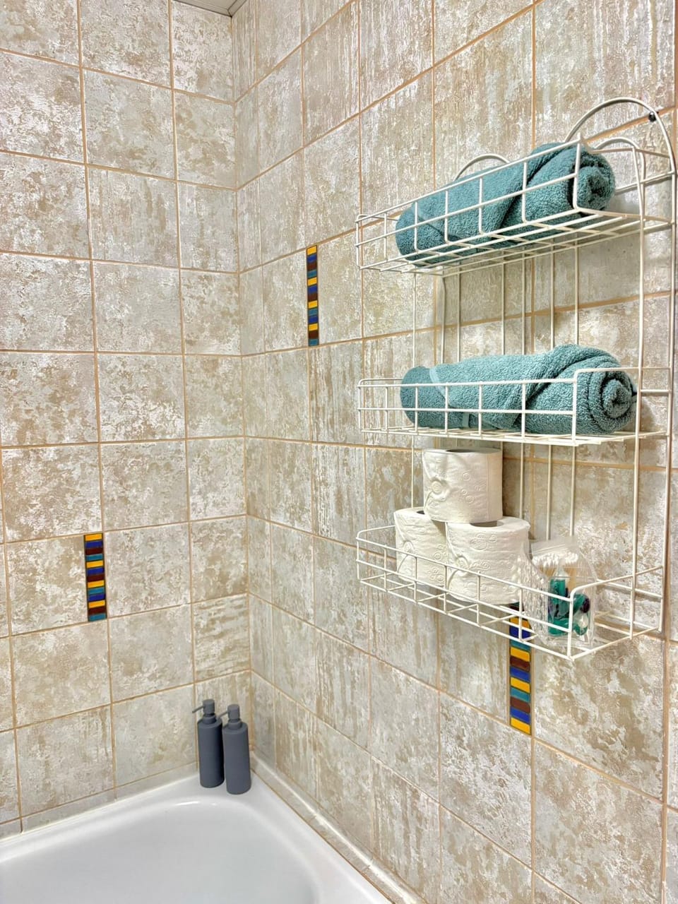 Bathroom, towels