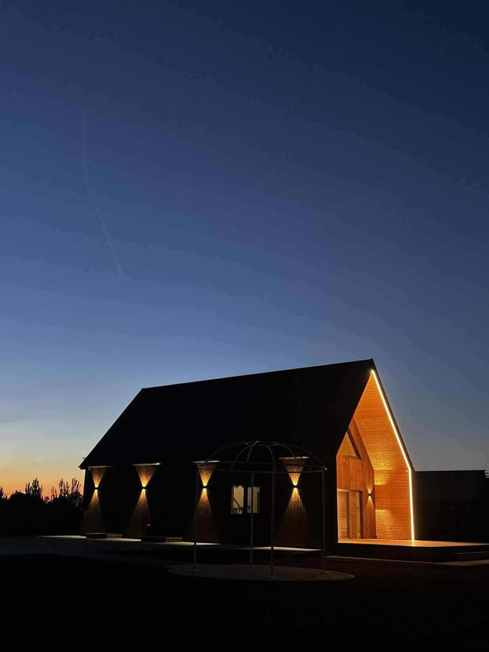 Modern design in quiet nature House in Lithuania