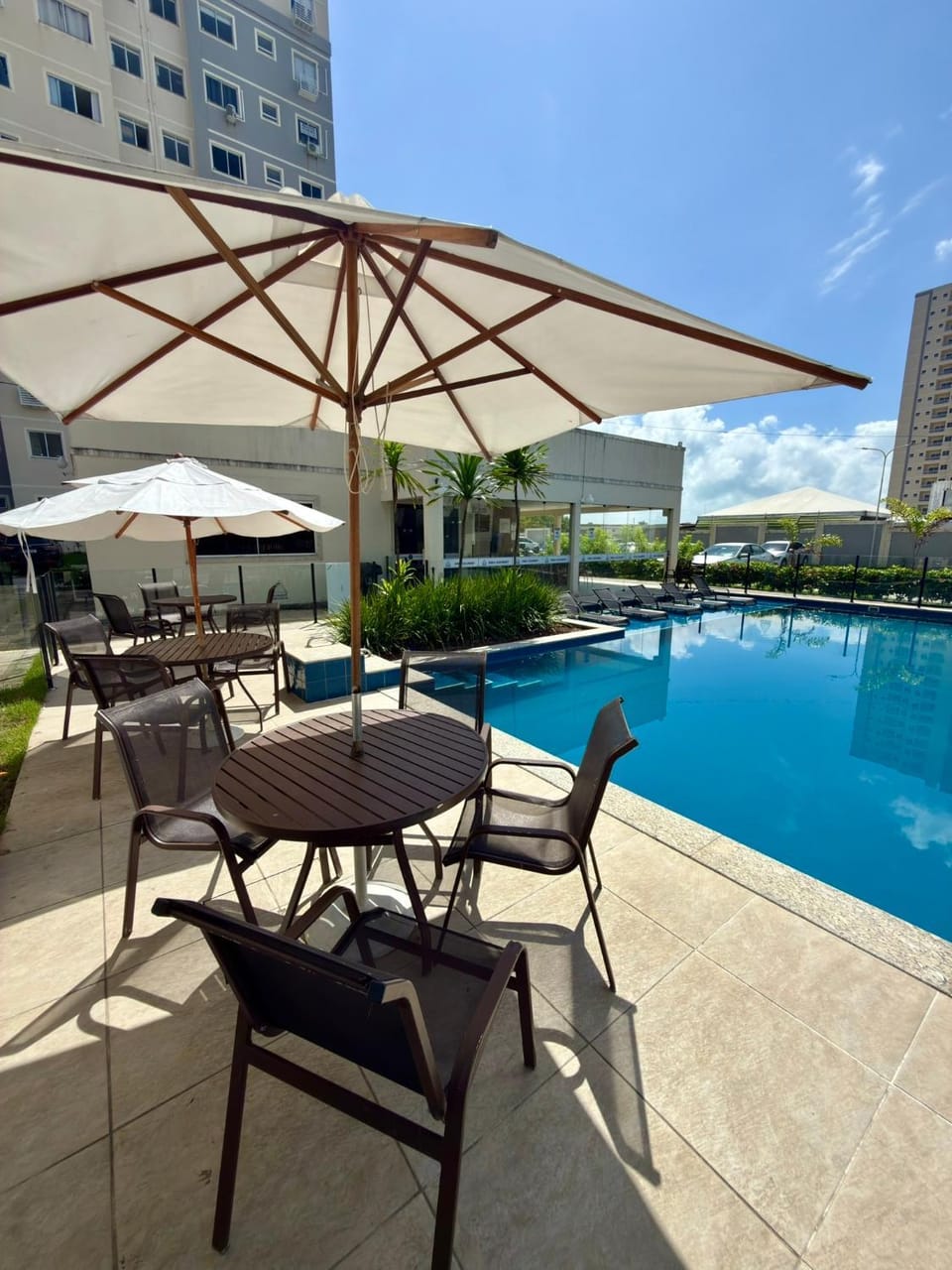 Patio, Day, Pool view, Swimming pool, sunbed