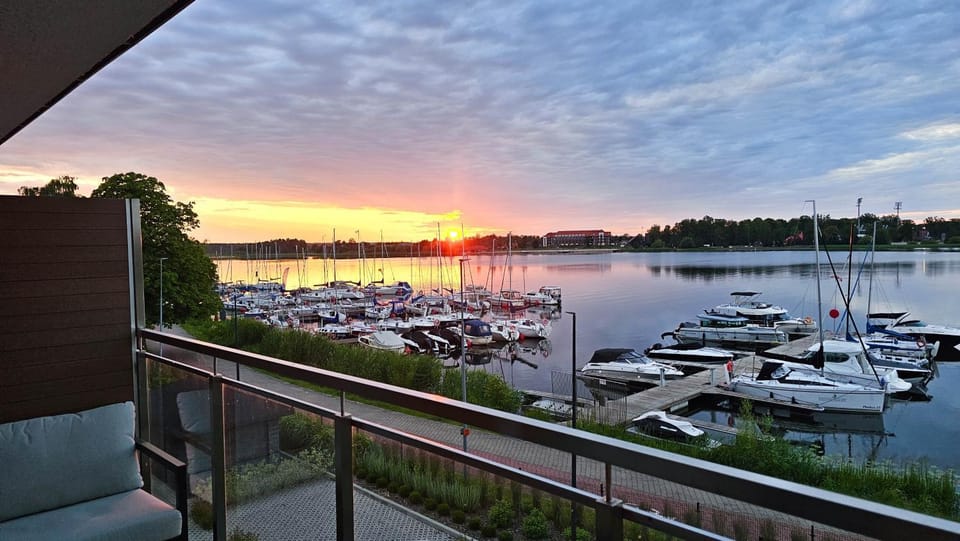 Natural landscape, Lake view, Sunset