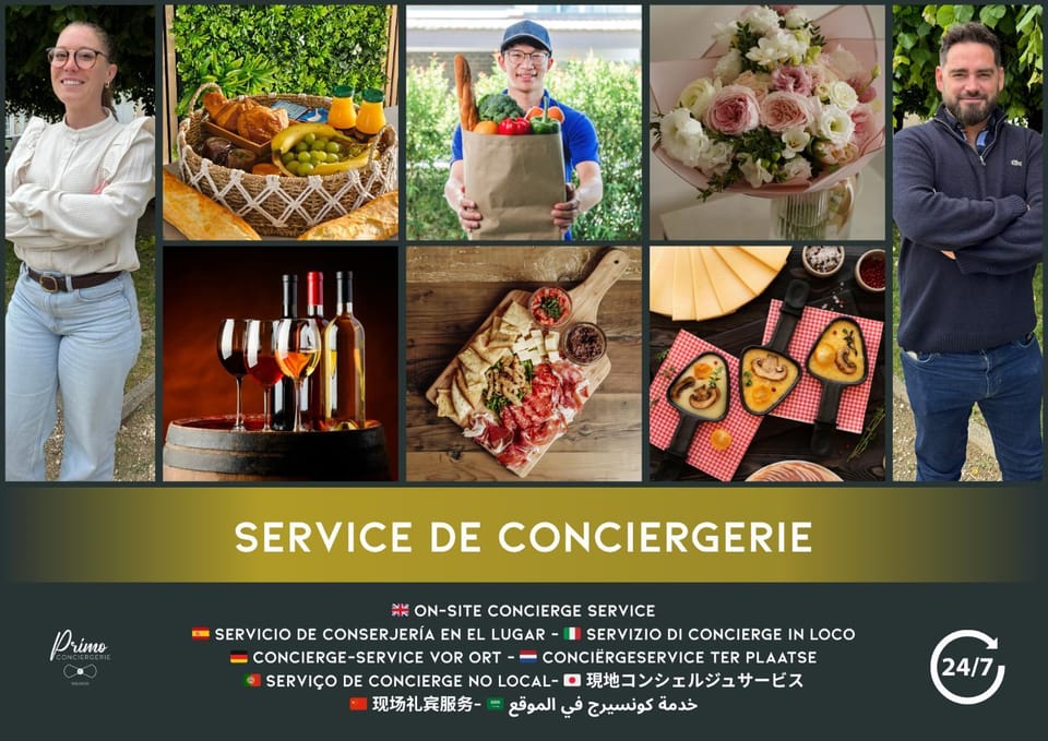 Breakfast, concierge, room service