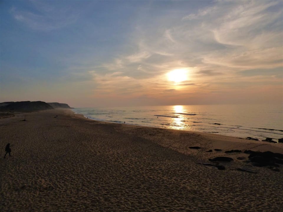 Nearby landmark, Natural landscape, Beach, Sea view, Sunset
