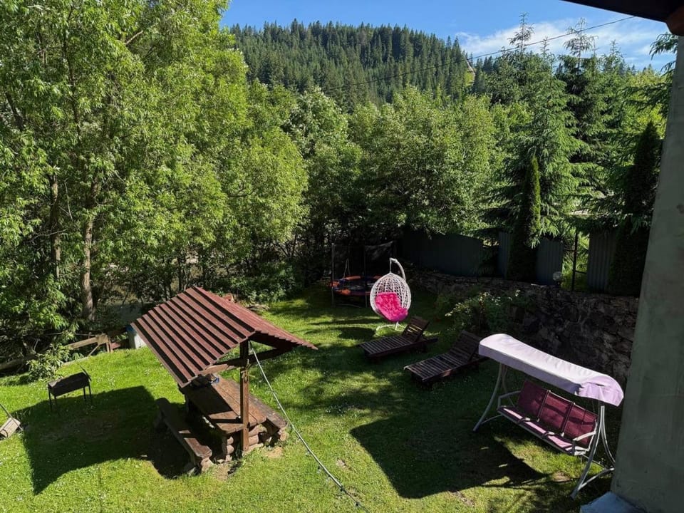 Garden, Mountain view, sunbed