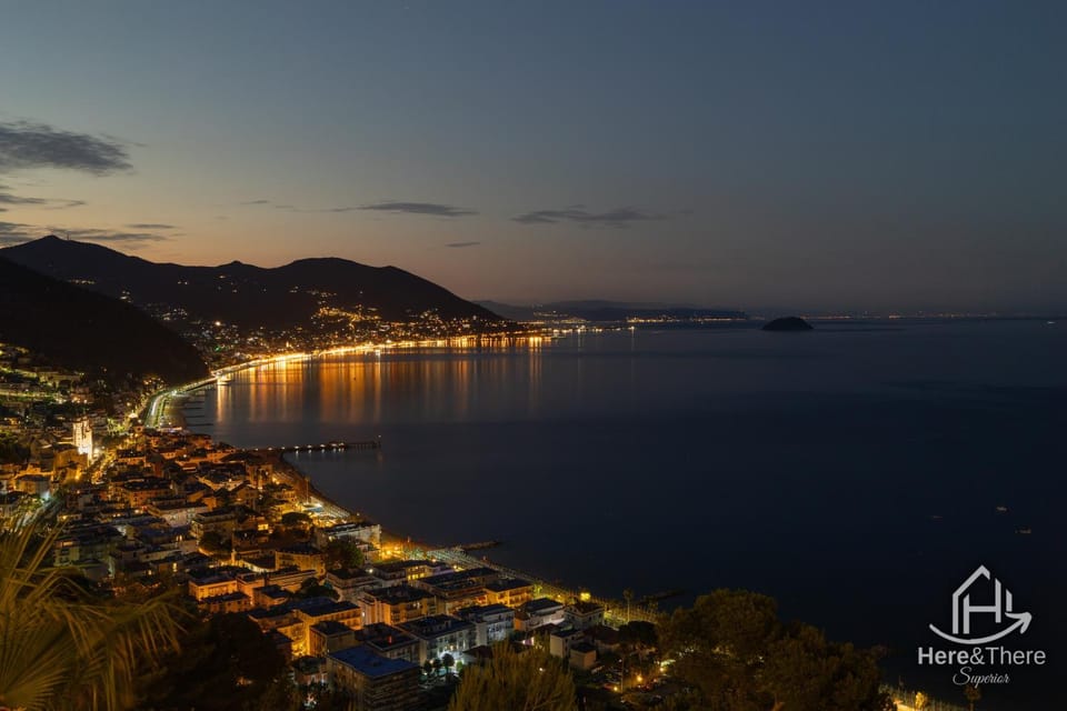 Night, City view, Mountain view, Sea view