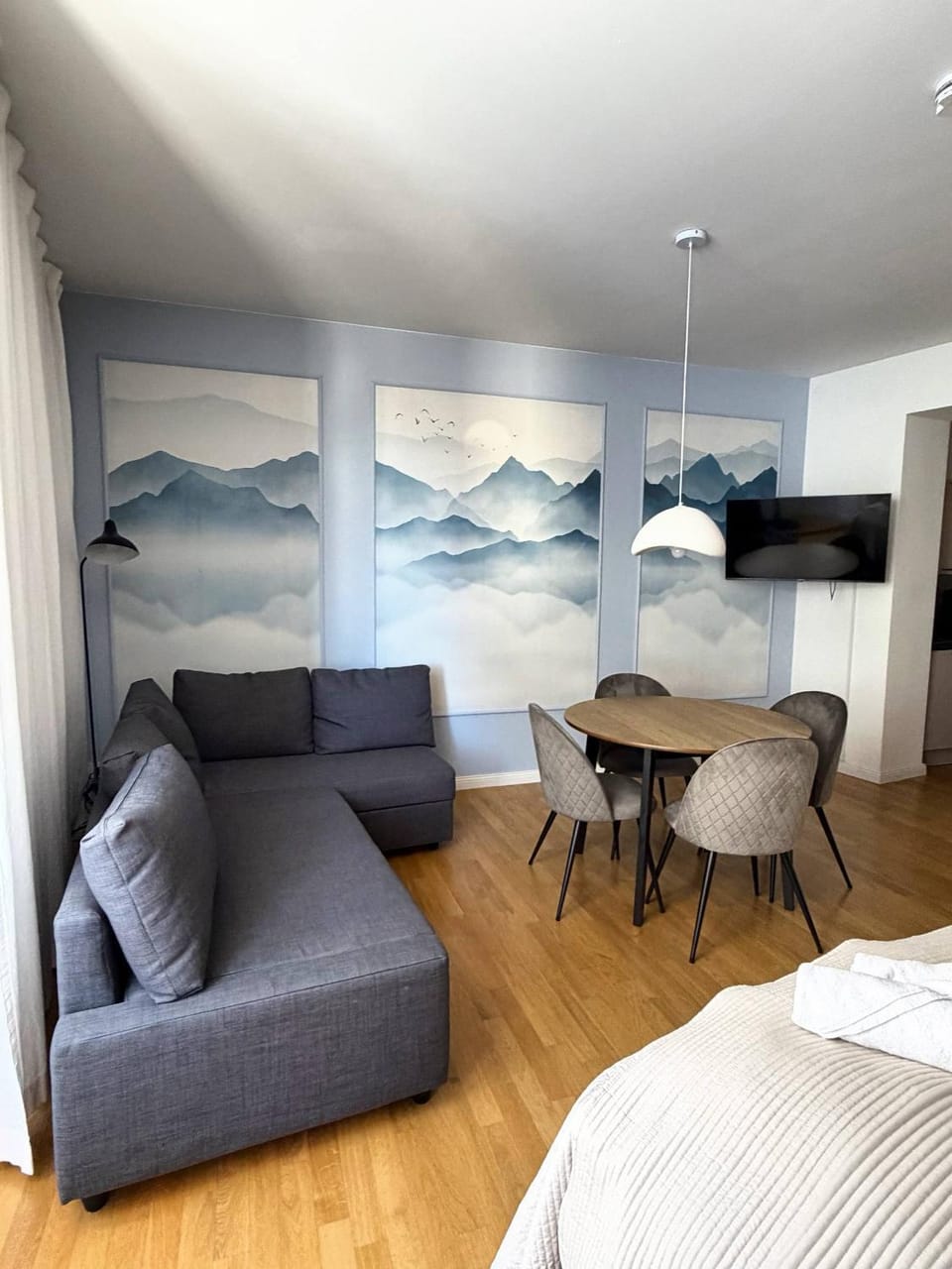 TV and multimedia, Photo of the whole room, Seating area, Dining area